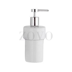 EPOCA pojemnik na mydło,zapas, chrom i biała porcelana,. Akcesoria łazienkowe retro RE-EPACC13FT